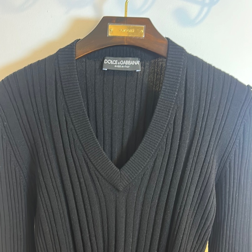Dolce & Gabbana Men's Black Wool Sweater